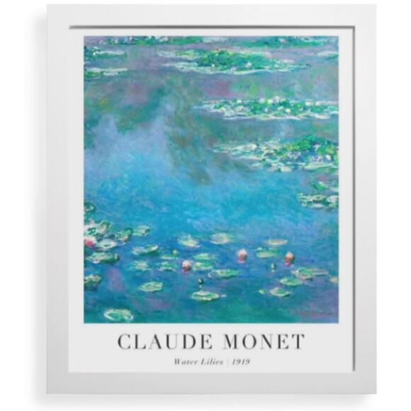 Claude Monet’s Water Lilies Art Print - Picture 2 of 2